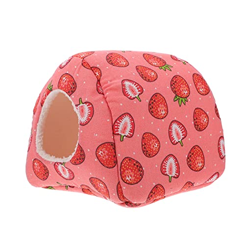 HEMOTON Halbgeschlossenes Hamsterbett aus Weichem Winddichtes Wärmendes Hamster Winternest Bequemes Kleintier Haus Tragbares Haustiernest für Schlaf und Ruhe HEMOTON Halbgeschlossenes Hamsterbett aus Weichem Winddichtes Wärmendes Hamster Winternest Bequemes Kleintier Haus Tragbares Haustiernest für Schlaf und Ruhe von HEMOTON