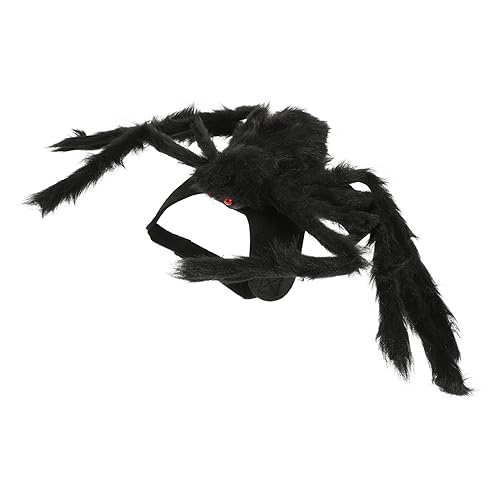 HEMOTON Halloween Spinnenkostüm Für Haustiere Lustige Hundekleidung Für Halloween Weihnachten Und Mottopartys Kreative Katzen Und Hundefasnacht Verkleidung von HEMOTON