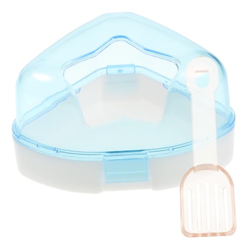 HEMOTON Hamster Badewanne aus Kunststoff Kleine Haustier Badewanne für Hamster mit Rutsch zu Reinigen Transportieren für Pflege und Gesundheit Ihres von HEMOTON