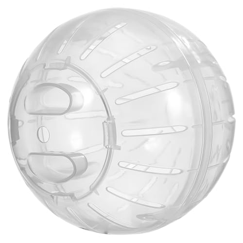 HEMOTON Hamster Ball Transparent Rutschfester Laufball mit Luftlöchern Leicht zu Reinigen Sanft für Kleine Haustiere Wie Hamster und Rennmäuse Indoor für Kleintier Bewegung von HEMOTON