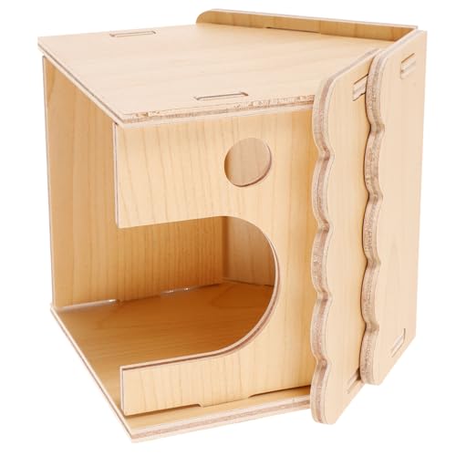 HEMOTON Hamster Holzhaus Für Kleine Tiere Kaugeschütztes Hamsterversteck Widerstandsfähiges Spielzeug Für Käfige Geschenk Für Kleintierliebhaber HEMOTON Hamster Holzhaus Für Kleine Tiere Kaugeschütztes Hamsterversteck Widerstandsfähiges Spielzeug Für Käfige Geschenk Für Kleintierliebhaber von HEMOTON