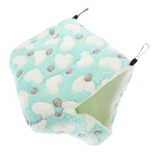 HEMOTON Hamster Hängematte Hamster Ausweichhaus Hamster Hängebett Hamster Warmbett Kleines Hamsterbett Hamster Schlafbetten Tragbares Hamsternest Hamster Hängenest Baumwolle von HEMOTON