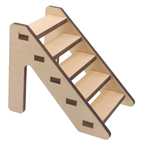 HEMOTON Hamster Holzleiter für Kleintiere Sicheres Kletterspielzeug für Hamster Rennmäuse und Papageien Glatte Oberfläche Naturholz Fördert Fähigkeiten HEMOTON Hamster Holzleiter für Kleintiere Sicheres Kletterspielzeug für Hamster Rennmäuse und Papageien Glatte Oberfläche Naturholz Fördert Fähigkeiten von HEMOTON