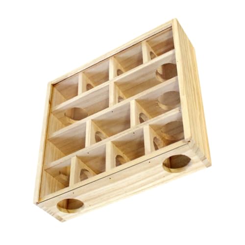 HEMOTON Hamster Labyrinth aus Holz Interessantes für Hamster und Kleintiere Sicheres und Langlebiges Design Fördert und Bewegung Haustiere HEMOTON Hamster Labyrinth aus Holz Interessantes für Hamster und Kleintiere Sicheres und Langlebiges Design Fördert und Bewegung Haustiere von HEMOTON