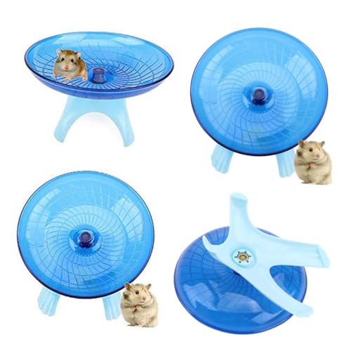 HEMOTON Hamster Laufrad Fliegende Untertasse Kleines Laufrad für Kleintiere Pet Exercise Toy Robustes Haustier Trainingsrad für Hamster Zwerghamster Igel Blau HEMOTON Hamster Laufrad Fliegende Untertasse Kleines Laufrad für Kleintiere Pet Exercise Toy Robustes Haustier Trainingsrad für Hamster Zwerghamster Igel Blau von HEMOTON