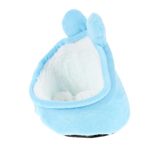HEMOTON Hamster Nest Plüsch Nest für Kleintiere Warmes Schlafnest für Meerschweinchen Winterbett für Chinchillas und Ratten Komfortables Hamsterversteck Pflegeleicht und Langlebig von HEMOTON