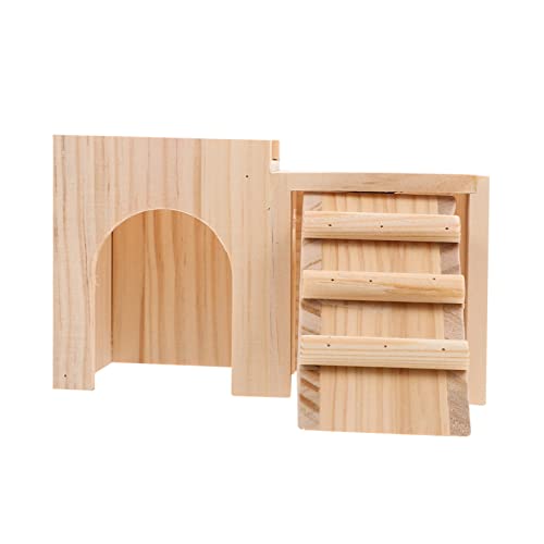 HEMOTON Hamster Nest für Chinchillas Bequemes Schlafhaus mit DIY Dekorationsmöglichkeiten für Kleintiere und Hamster Sicheres und Geruchsfreies Material Schlafumgebung und Spielplatz von HEMOTON