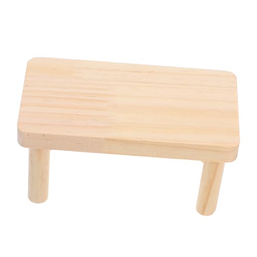 HEMOTON Hamster-Plattform aus Massivholz Haustiere Spielplatz für Meerschweinchen Labyrinth Nest Heu Hamster Hamster Spielplatz Bartagame-Plattform Hamster verbirgt Sich hölzern von HEMOTON