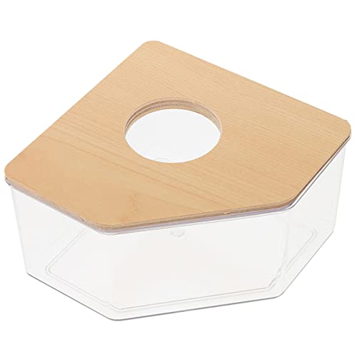 HEMOTON Hamster Sandbad Box Transparente Hamsterbadewanne für Meerschweinchen und Rennmäuse aus Hochwertigem Reinigen Toilette und Sandbad HEMOTON Hamster Sandbad Box Transparente Hamsterbadewanne für Meerschweinchen und Rennmäuse aus Hochwertigem Reinigen Toilette und Sandbad von HEMOTON