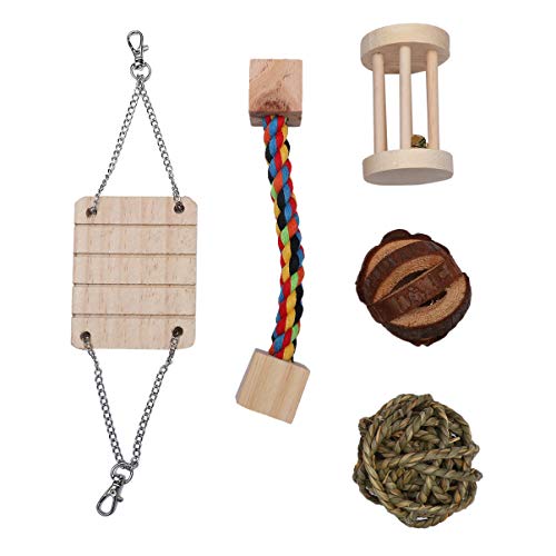 HEMOTON Hamster Set Teilig Holz Kauspielzeug Backenzahn Pflege Natürliche Kaubälle für Kleintiere Wie Hamster Kaninchen Meerschweinchen und Ratten Langlebig und Unterhaltsam HEMOTON Hamster Set Teilig Holz Kauspielzeug Backenzahn Pflege Natürliche Kaubälle für Kleintiere Wie Hamster Kaninchen Meerschweinchen und Ratten Langlebig und Unterhaltsam von HEMOTON