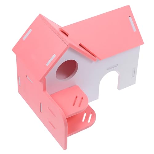 HEMOTON Hamster Versteck Haus Bunt Villa mit Kletterleiter Ruhiger Rückzugsort und Spielplatz für Kleine Nagetiere Wie Chinchillas und Meerschweinchen Sicher und Glatt Schlafen HEMOTON Hamster Versteck Haus Bunt Villa mit Kletterleiter Ruhiger Rückzugsort und Spielplatz für Kleine Nagetiere Wie Chinchillas und Meerschweinchen Sicher und Glatt Schlafen von HEMOTON