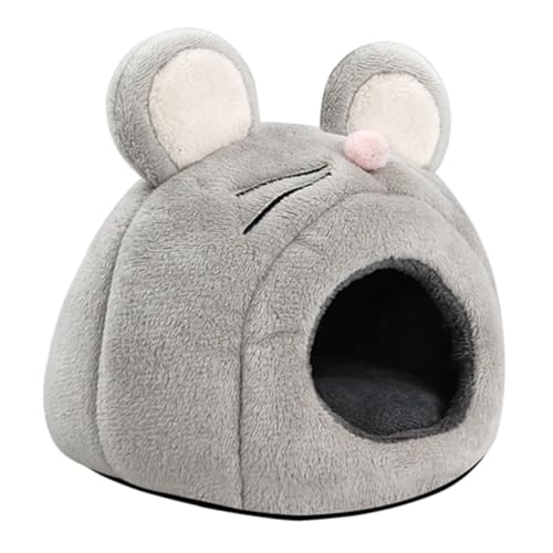HEMOTON Hamster Warmes Nest Plüsch Versteck für Kleine Haustiere Winddichtes für Chinchillas und Meerschweinchen Gemütlicher Rückzugsort und Entspannen von HEMOTON