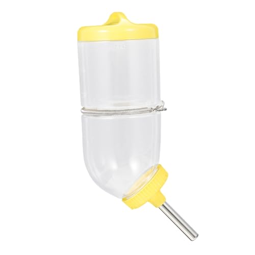 HEMOTON Praktische Hamster Tränke aus Kunststoff Hamster Wasserflasche Tragbare Plastik Trinkflasche für Kleintiere mit Ständer Einfach zu Bedienen für Meerschweinchen Frettchen und von HEMOTON