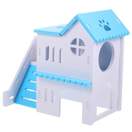 HEMOTON Hamsterhaus Versteck für Kleine Nager Langlebig Kratzfest Geeignet für Hamster Igel Kleintiere Spielhaus für Haustierliebhaber von HEMOTON