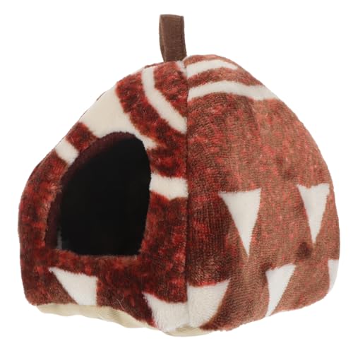 HEMOTON Hamsterhaus für Kleintiere Warmes Nest für Hamster Ratten und Meerschweinchen als Versteck im Käfig mit Stabiler Struktur und Ansprechendem Design von HEMOTON