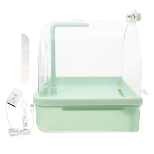 HEMOTON Hamsterkäfig Vogel badewanne Vogelbadewanne Papageienbarsch Haustiervogelbad Vogelbadkäfig Haustierbad Vogeltränke für Käfigsittich Sittich-Vogeltränke Vogelnest Abs Light Green HEMOTON Hamsterkäfig Vogel badewanne Vogelbadewanne Papageienbarsch Haustiervogelbad Vogelbadkäfig Haustierbad Vogeltränke für Käfigsittich Sittich-Vogeltränke Vogelnest Abs Light Green von HEMOTON