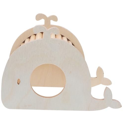 HEMOTON Hamsternest Hamster brücke Hamster Hamster Versteckhaus Hamster Käfig Einrichtung nagerhaus Hamsterkäfig klein Verstecke Haustier schlafhaus Hamsterversteck Nest hölzern von HEMOTON