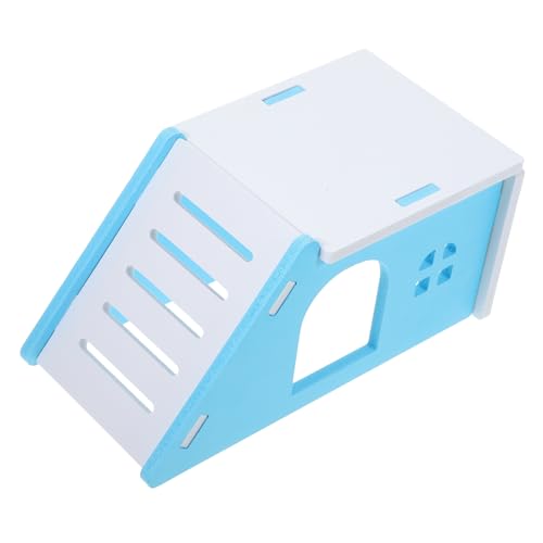 HEMOTON Hamsterversteck aus Buntem Material Kleintier Schlafhaus für Hamster Ratten und Meerschweinchen Rückzugsort für Entspannung und Spielspaß Bequem und von HEMOTON