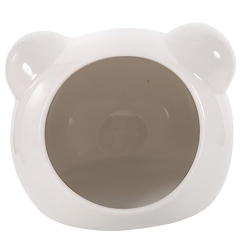HEMOTON Hamsterversteck aus Keramik Cartoon Haus für Kleintiere Langlebig und Kühlend für Hamster und Meerschweinchen Bietet Schlafplatz und von HEMOTON