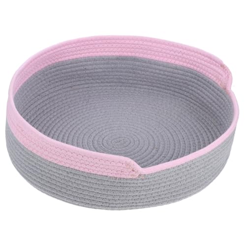 HEMOTON Handgefertigtes Katzenbett aus Baumwollseilen Gemütliches Schlafnest für Katzen und Kleine Hunde Stilvolles Design Ganzjährig Verwendbar Warm und für Innenbereich HEMOTON Handgefertigtes Katzenbett aus Baumwollseilen Gemütliches Schlafnest für Katzen und Kleine Hunde Stilvolles Design Ganzjährig Verwendbar Warm und für Innenbereich von HEMOTON