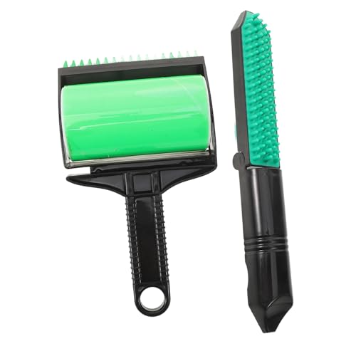 HEMOTON Handlicher Tierhaarentferner Set Waschbare Fusselrolle für Hundehaare Effektiver Kleberoller für Haustierbesitzer für Zuhause und Unterwegs von HEMOTON