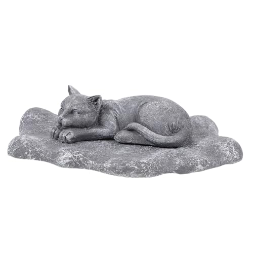 HEMOTON Haustier Gedenkstein Resin Grabstein Erinnerung Grabmal Haustierkatzen Garten Dekoration Trauerfest für Hund Katze von HEMOTON