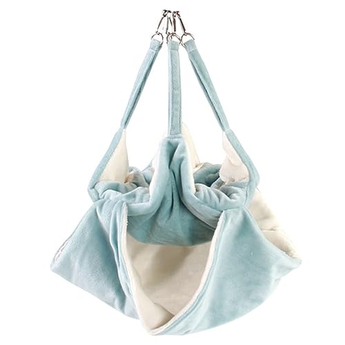 HEMOTON Haustier Hängematte Aus Flanell Doppelschichtig Gemütliches Hängesofa Für Hamster Chinchillas Und Kleine Warm Für Herbst Und Winter von HEMOTON
