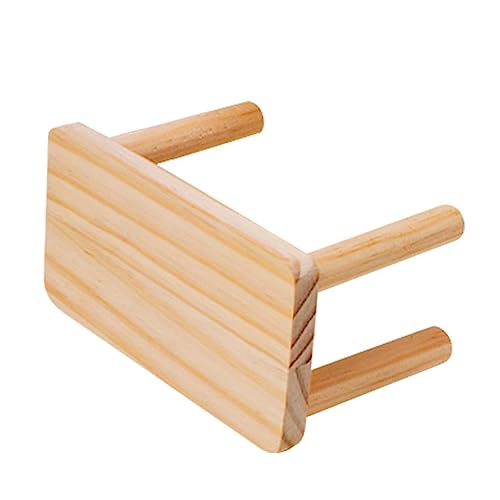 HEMOTON Kleines Haustier Holz Klettern Plattform für Hamster Eichhörnchen Spielplatz Spielzeug Robust und Verschleißfest Schlafplattform für Nager Kletterbrett für Kleintiere HEMOTON Kleines Haustier Holz Klettern Plattform für Hamster Eichhörnchen Spielplatz Spielzeug Robust und Verschleißfest Schlafplattform für Nager Kletterbrett für Kleintiere von HEMOTON
