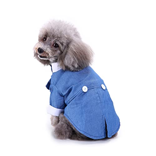 HEMOTON Haustier Hundekleidung Anzug mit Fliege Kleidung für Welpen Bequemes Kostüm für Besondere Anlässe Wie Hochzeiten und Partys HEMOTON Haustier Hundekleidung Anzug mit Fliege Kleidung für Welpen Bequemes Kostüm für Besondere Anlässe Wie Hochzeiten und Partys von HEMOTON