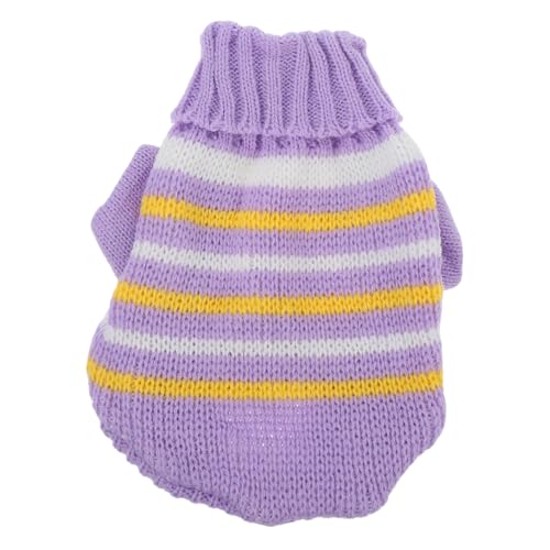 HEMOTON Haustier-Katzenpullover Urlaub Winterkleidung für Katzen Katze wintermantel Pflegeleichte Tierkleidung Haustier Kleidung Haustier Sweater Weihnachtskatzenpullover Katzenjacke Garn von HEMOTON