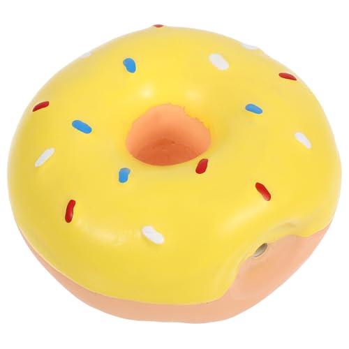 HEMOTON Haustier Latexspielzeug Donuts Welpenspielzeug Latex Welpenspielzeug Quietschendes Hundekauspielzeug Haustier Beißspielzeug Hunde Beißspielzeug Hundezahnkauspielzeug Hunde Latex von HEMOTON