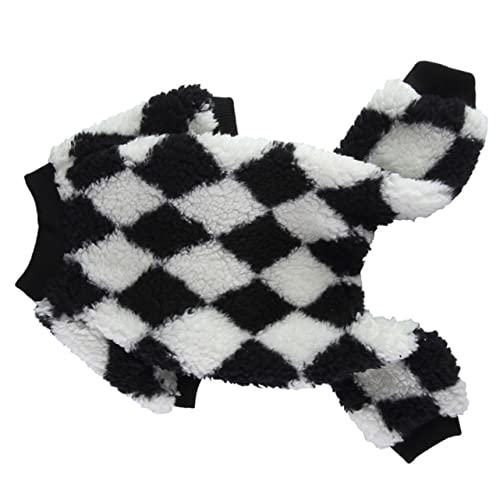 HEMOTON Haustier-Pyjama hundemantel Dog Raincoat Haustierbekleidung Hundeoutfit Haustierkleidung für Hunde Party Verschleißfeste Hundekleidung Welpenkleidung für den Haushalt Flanell von HEMOTON