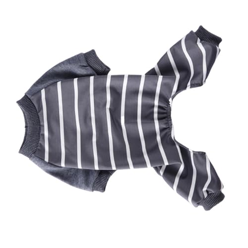 HEMOTON Haustier-Pyjama von Hundepyjama für große Hunde Outfit klein dekorative Hundebekleidung Welpenzubehör Hundekleidung für den Haushalt Haustierzubehör Polyester Grey HEMOTON Haustier-Pyjama von Hundepyjama für große Hunde Outfit klein dekorative Hundebekleidung Welpenzubehör Hundekleidung für den Haushalt Haustierzubehör Polyester Grey von HEMOTON