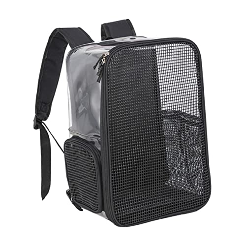 HEMOTON Haustier Rucksack für Katzen und Kleine Transporttasche für Reisen und Einkaufen Atmungsaktives und Langlebiges Material Große Kapazität von HEMOTON