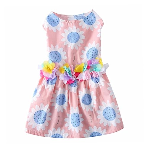 HEMOTON Haustier -liebesrock Welpe Tuch Kleidung Klein Körperpflege Haustiere Party Nach Für Ballettröckchen Hochzeit Dekorativer Hunderock Rosa Polyester Baumwolle von HEMOTON