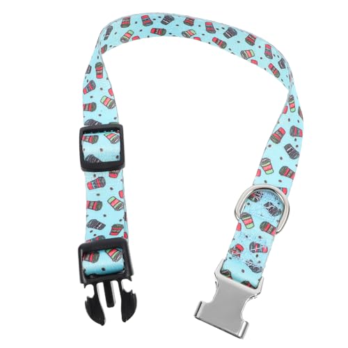 HEMOTON Haustierhalsband Gepolsterter Hund Klein Stichworte XXX Haustiere Mit Leicht Körperpflege Für Katzen Freigeben Einstellbar Hundeschnalle Spaß Kragen Polyester Light Green von HEMOTON
