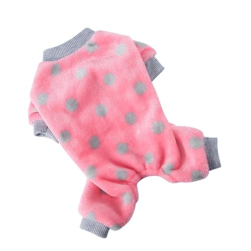HEMOTON Haustierkleidung Pyjama Hunde kalt Hund Haustier Warmer Mantel gepolstert für Haustierpyjama aus Polyester Welpenkleidung Haustier-Pyjama Haustierhundkleidung Rosa HEMOTON Haustierkleidung Pyjama Hunde kalt Hund Haustier Warmer Mantel gepolstert für Haustierpyjama aus Polyester Welpenkleidung Haustier-Pyjama Haustierhundkleidung Rosa von HEMOTON