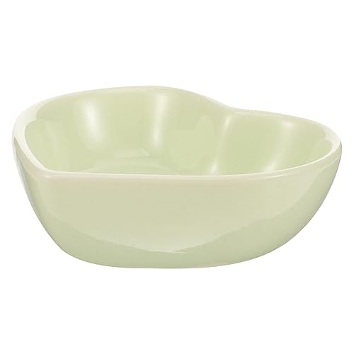 HEMOTON Haustiernapf Wasserschale Herz Rattenschüssel Trinken Haustierbedarf hamsterzubehör Hamster zubehör pet Bowl Futternapf süße Katzenfutternäpfe Hamsterschale Keramik Light Green HEMOTON Haustiernapf Wasserschale Herz Rattenschüssel Trinken Haustierbedarf hamsterzubehör Hamster zubehör pet Bowl Futternapf süße Katzenfutternäpfe Hamsterschale Keramik Light Green von HEMOTON