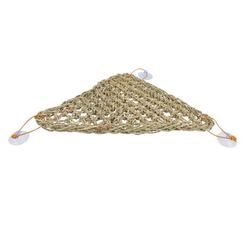 HEMOTON Haustierstreu Hund Seegras waschbar haustierbett pet Bed Woven Cat Mat katzenpolster Dreieckige Katzenmatte atmungsaktive gewebte Haustiermatte Stroh gewebte Haustierunterlage HEMOTON Haustierstreu Hund Seegras waschbar haustierbett pet Bed Woven Cat Mat katzenpolster Dreieckige Katzenmatte atmungsaktive gewebte Haustiermatte Stroh gewebte Haustierunterlage von HEMOTON
