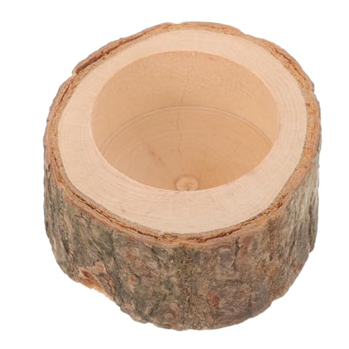 HEMOTON Holz Futternapf Für Kleintiere Sicherer Und Langlebiger Futterspender Für Hamster Chinchillas Und Meerschweinchen Kompakte Zu Reinigen Für Angenehme von HEMOTON