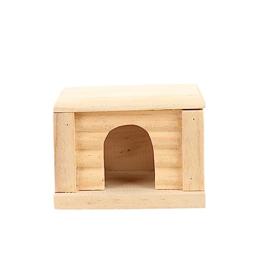 HEMOTON Holz Hamsterhaus mit Abnehmbarem Flachdach Natürlicher Nager Spielplatz mit Fronttür und Seitenfenstern für Zwerghamster und Kleine Haustiere Leicht zu Reinigen Robustes HEMOTON Holz Hamsterhaus mit Abnehmbarem Flachdach Natürlicher Nager Spielplatz mit Fronttür und Seitenfenstern für Zwerghamster und Kleine Haustiere Leicht zu Reinigen Robustes von HEMOTON