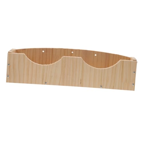 HEMOTON Holz Heu Feeder für Kleintiere Langlebige Heurille mit Fixierer für Alfalfa und Gräser zu Installieren für Käfige von Meerschweinchen HEMOTON Holz Heu Feeder für Kleintiere Langlebige Heurille mit Fixierer für Alfalfa und Gräser zu Installieren für Käfige von Meerschweinchen von HEMOTON