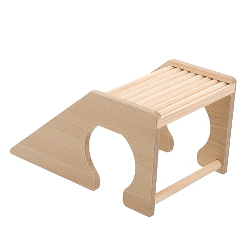 HEMOTON Holzleiter für Hamster und Kleine Nager Multifunktionale Kletterleiter für Rennmäuse Mäuse und Kleine Sicher und Langlebig zu Reinigen Platzsparend HEMOTON Holzleiter für Hamster und Kleine Nager Multifunktionale Kletterleiter für Rennmäuse Mäuse und Kleine Sicher und Langlebig zu Reinigen Platzsparend von HEMOTON