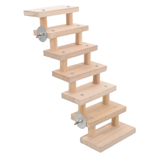 HEMOTON Holzleiterspielzeug Kletterkäfig Für Hamster Meerschweinchenspielzeug Großes Hamsterspielzeug Haustierspielzeug Für Hamster Lebensraum Für Kleine Tiere Hamsterbrücke HEMOTON Holzleiterspielzeug Kletterkäfig Für Hamster Meerschweinchenspielzeug Großes Hamsterspielzeug Haustierspielzeug Für Hamster Lebensraum Für Kleine Tiere Hamsterbrücke von HEMOTON