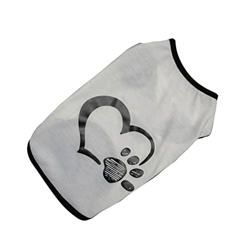 HEMOTON Hund Weste Stoff Kostüm Pfote Dackel Hundebekleidung Bräutigam Vlies Komfort UPS hundepullover hundepulli Hundebekleidungsmarke hundezubehör hundeausstattung Party-Hundetuch Weiß von HEMOTON