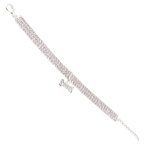 HEMOTON Hundehalsband für Kleine Verstellbare Schnalle und Kette Design für Outdoor Aktivitäten und Strapazierfähiges Material S Weiß HEMOTON Hundehalsband für Kleine Verstellbare Schnalle und Kette Design für Outdoor Aktivitäten und Strapazierfähiges Material S Weiß von HEMOTON