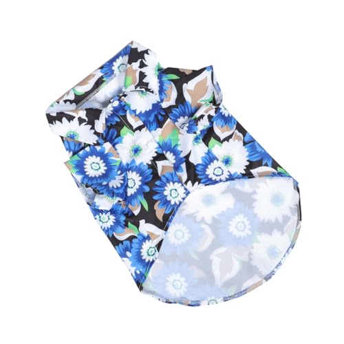 HEMOTON Hundehemd Hawaii Shirt Hawaiian Shirt Dog Sweater Haustierbekleidung Hundeshirt groß die Bluse Outfit Haustierkleidung Hundebekleidung Hawaii-Party-Haustierkleidung Baumwolle von HEMOTON