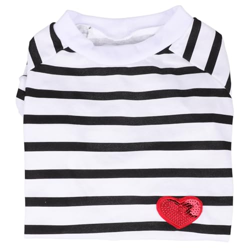 HEMOTON Hundehemd züchten Hundebekleidung für kleine Hunde Mädchen Welpen-T-Shirt Haustier Coole Kleidung hundekleidung hundeshirt Welpenhemden Outdoor-Haustier-Sweatshirt Baumwolle von HEMOTON
