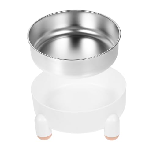 HEMOTON Hundenapf Nicht -Slip -hundeschalen Kleine Hundefutterschale Futternapf Aus Edelstahl Hundeerzogene Näpfe Erhöhter Wassernapf Für Hunde Tiernahrungsschalen Weiß Rostfreier Stahl HEMOTON Hundenapf Nicht -Slip -hundeschalen Kleine Hundefutterschale Futternapf Aus Edelstahl Hundeerzogene Näpfe Erhöhter Wassernapf Für Hunde Tiernahrungsschalen Weiß Rostfreier Stahl von HEMOTON
