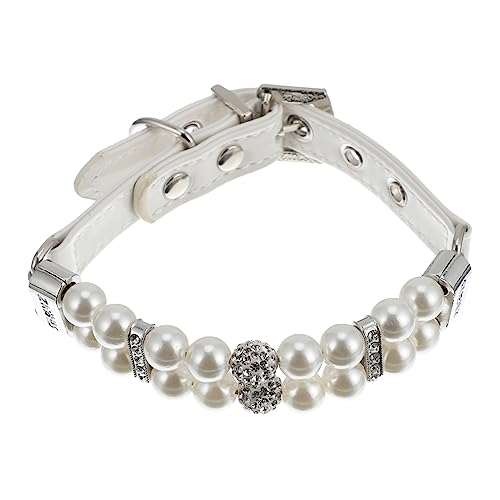 HEMOTON Hundeperlenhalsband Für Hunde Haustiermarken Haustierhalsband Ausgefallene Hundehalskette Perlenkette Hundehalsband Und Halsband Perlenperlen Haustierbedarf HEMOTON Hundeperlenhalsband Für Hunde Haustiermarken Haustierhalsband Ausgefallene Hundehalskette Perlenkette Hundehalsband Und Halsband Perlenperlen Haustierbedarf von HEMOTON